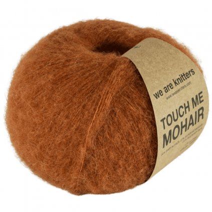 Příze Touch me Mohair z mohéru, hedvábí, alpaky oranžová Cinnamon 2